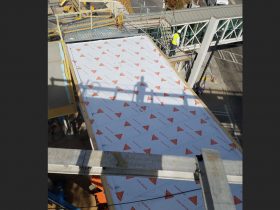 Temporary vapor barrier protection during construction